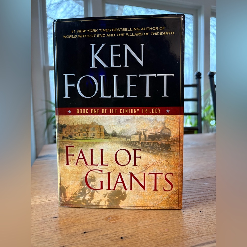 Fall of Giants by Ken Follett, historical fiction, New York Times best seller